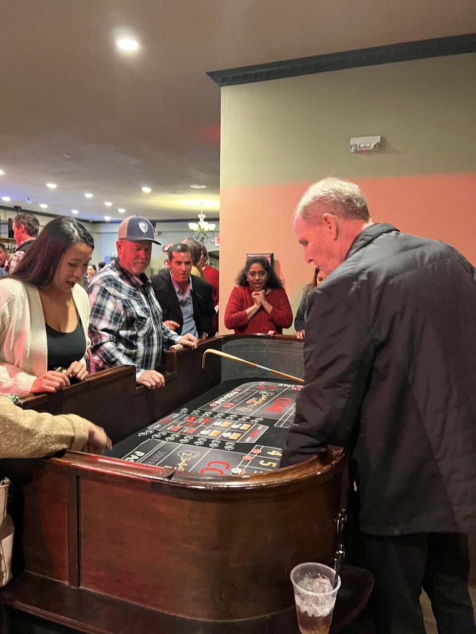 Guests enjoying a real casino party in the SF Bay Area